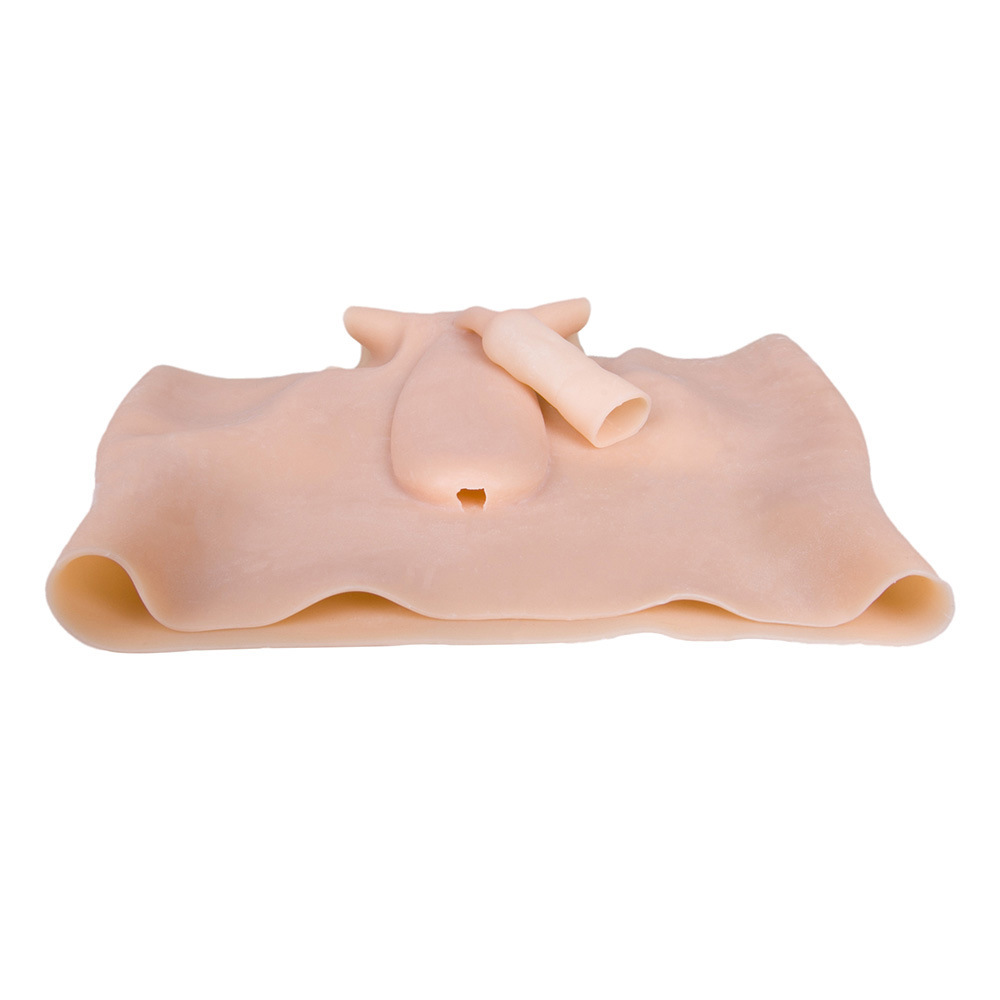 (Flesh Size S) Fake Vagina Pants Pluggable Full Silicone Vagina Shaper Underwear for Crossdresser Transgender Drag Queen Shemale Sex Cosplay