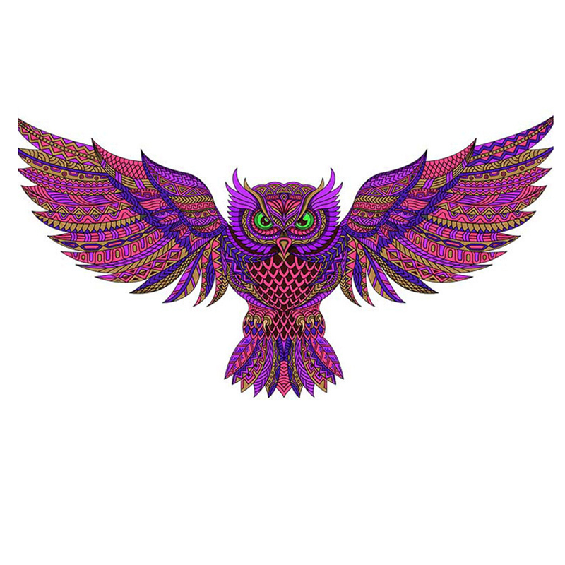 (A5) Green Eyed Owl Jigsaw Puzzles Animal Perfect For Home Decor and Gift