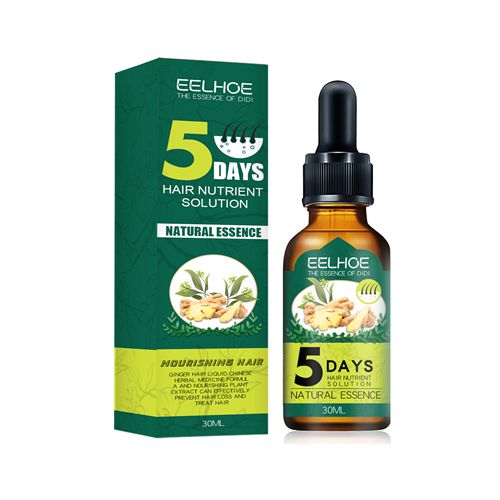 Ginger Hair Care Essential Oil Hair Growth Liquid Anti Hair Loss Serum 5 Days Nutural Solution Treat 30ml