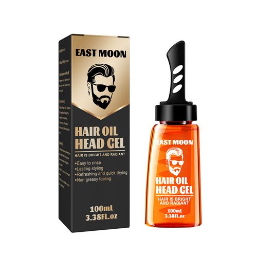 Hair Wax Gel with Comb Hair Styling Gel Hair Oil for Men Hair Styling Solution Long Lasting Strong Hold