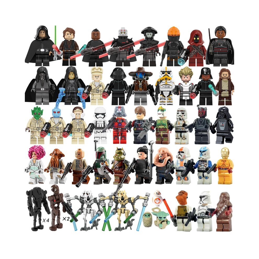Star Wars Series Minifigures Building Blocks Toys 50pcs Sets Fit Lego