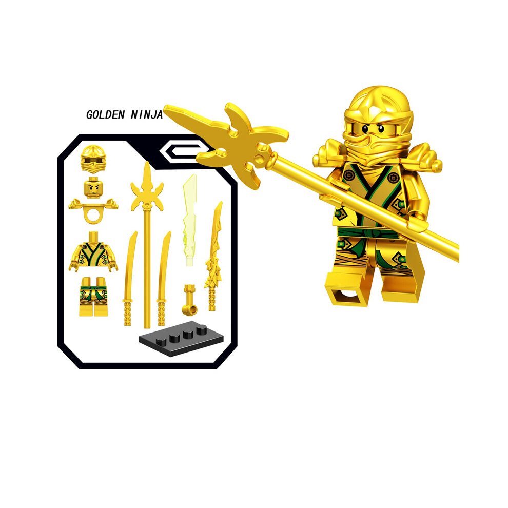 Ninjago Minifigure Fits Lego Assembled Blocks Toys 6pcs Fit Lego