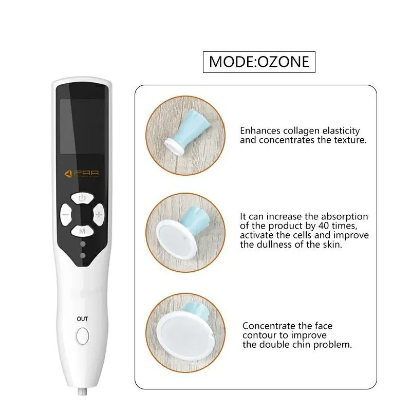 Professional Ozone Fibroblast Cold Plasma Pen Wart Freckle Wrinkle Removal Mole Dark Spot Remover Face Lifting Skin Eyelid Lift Skin Rejuvenation UK Plug