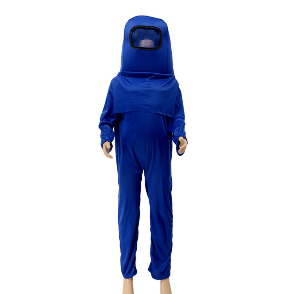 (Black 6~8 Years) Among Us Costumes Halloween Kids Fancy Dress Boys Jumpsuit Book Week Gaming Christmas Birthday Party Carnival Costumes