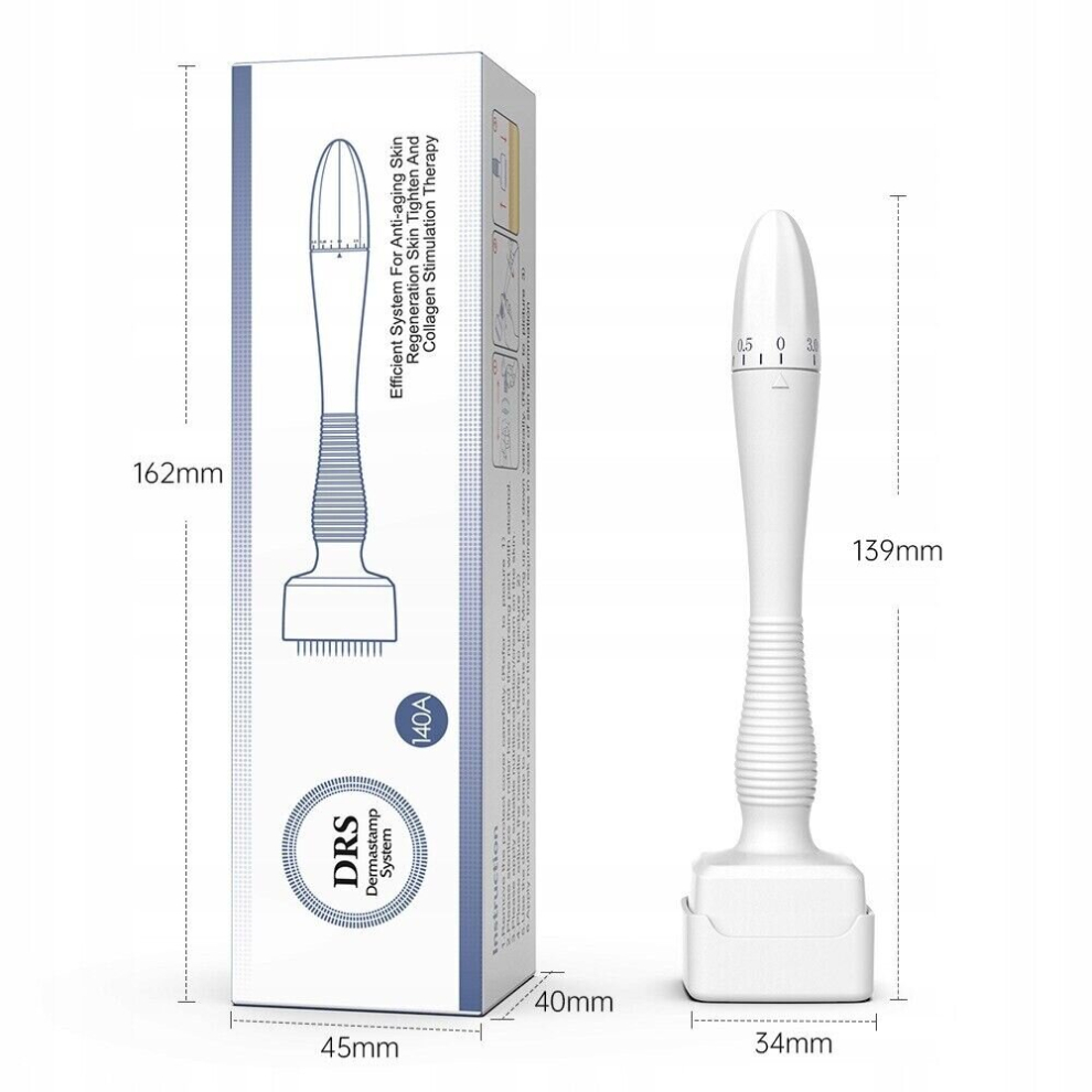 DRS 140A Derma Stamp Micro Needle Roller Scar Wrinkles Therapy Skin Care