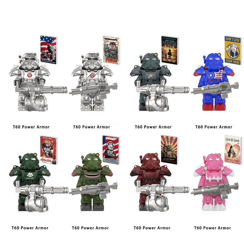 Military Soldiers Mini Anime Action Figures Weapons Building Blocks Bricks DIY Toys for KIDS Gift