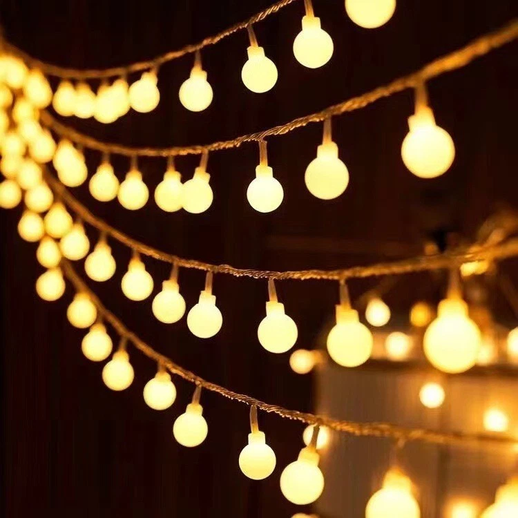 Solar string lights Outdoor camping atmosphere lights led string lights Hallowee