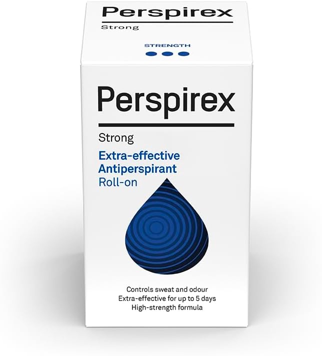 PERSPIREX Extra Strength Antiperspirant Roll On STRONG 20ml Fresh Scent 3 days Odour Protection