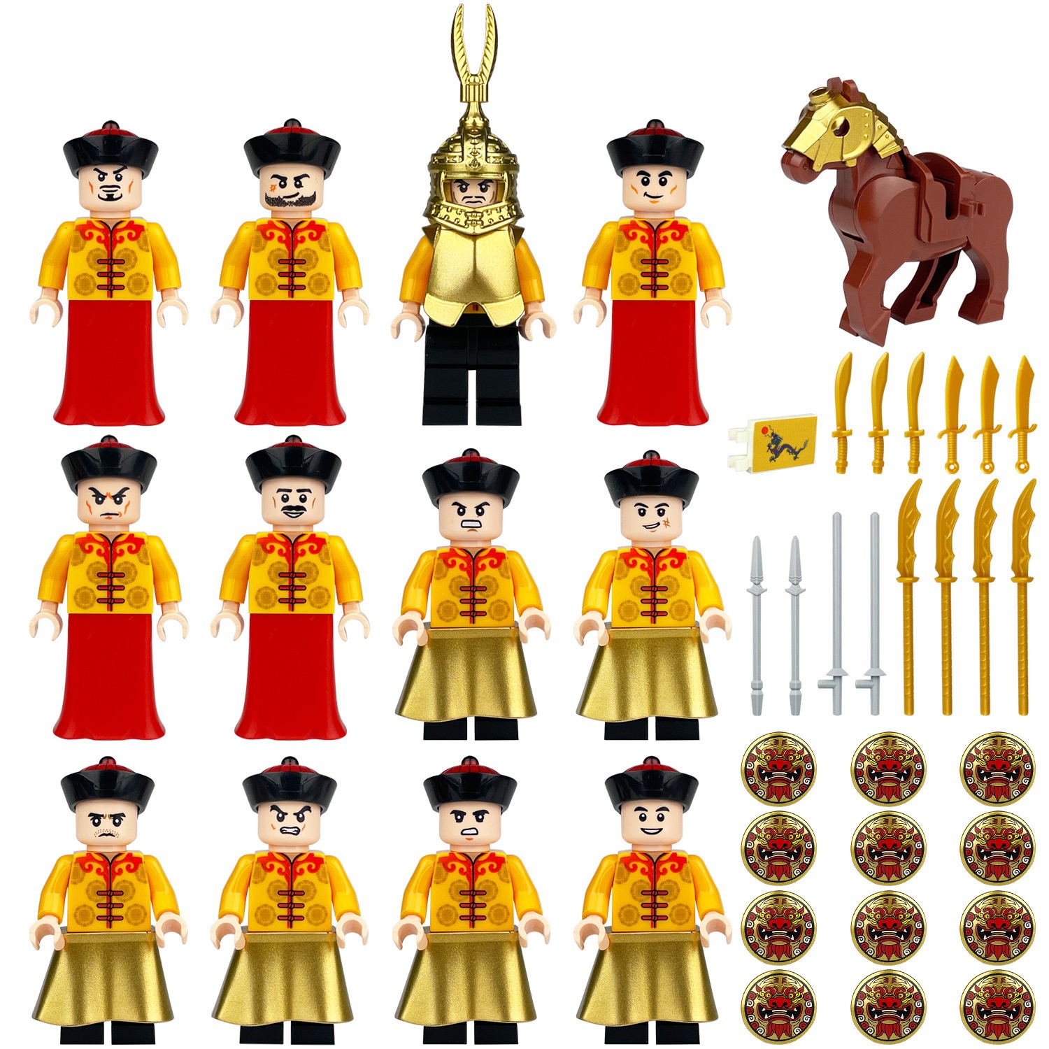 Soldiers Building Blocks Ancient Army Minifigures Toys Fit Lego Military Gifts for Kids