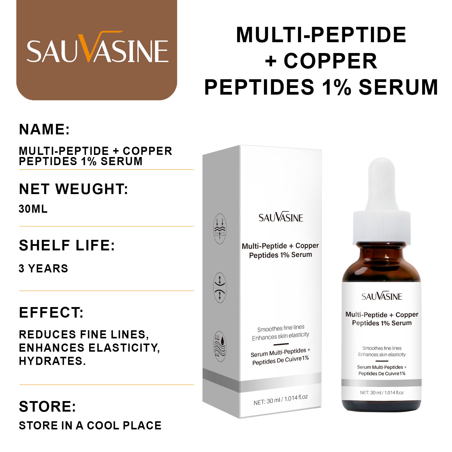 Multi Peptide And Copper Peptide 1 Percent Essence For Hydrating Moisturizing And Fine Line Reduction Facial Oil