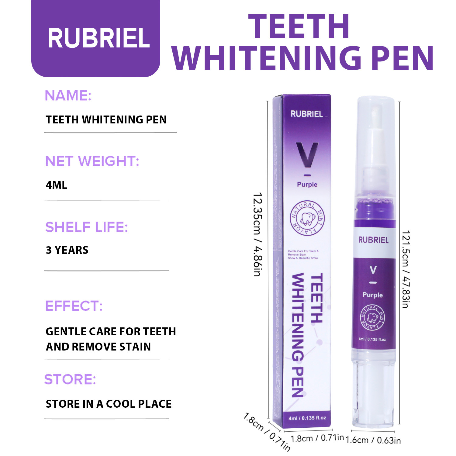 Teeth Whitening Pen For Stain Removal And Breath Freshening Daily Oral Care Travel Portable Whitening Tool 1pc