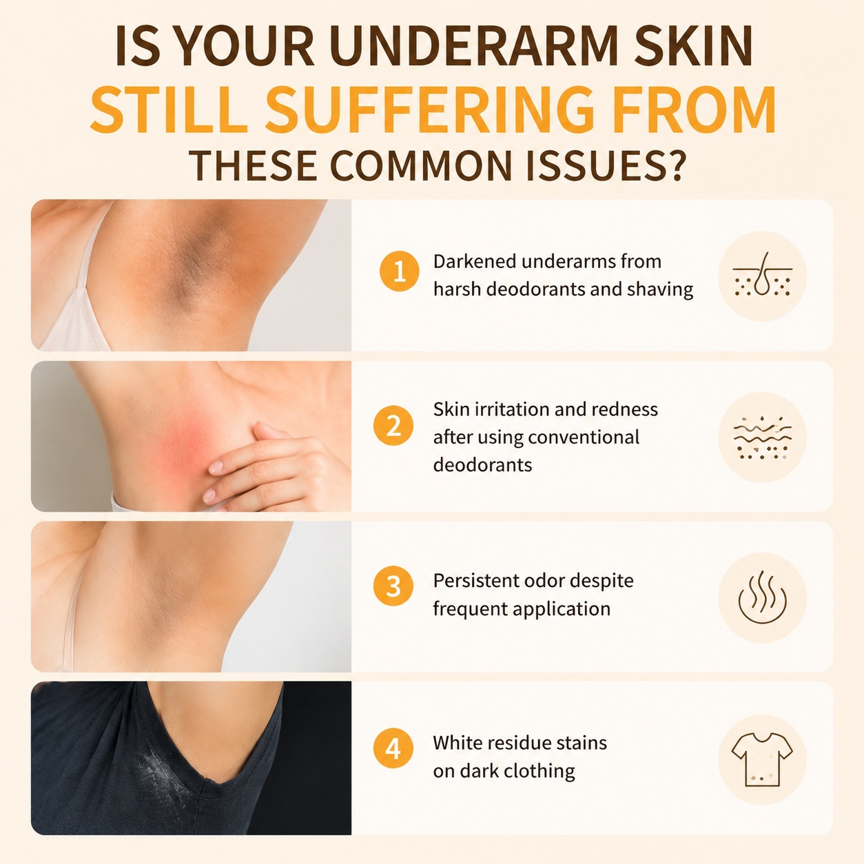 Kojic Acid Turmeric Aluminum Free Deodorant Balm For Odor Control And Gentle Skin Care 83g