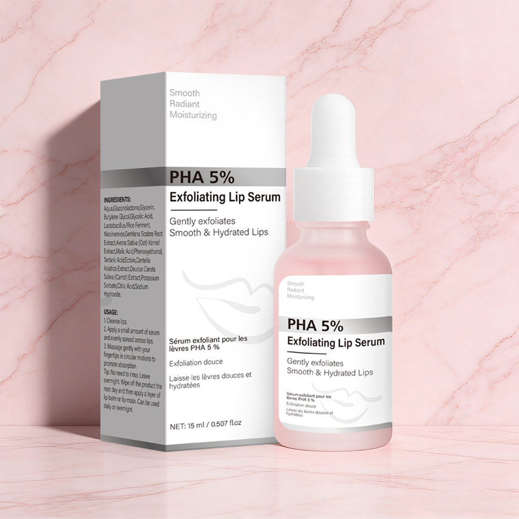 PHA 5 Percent Lip Serum Moisturizing Hydrating For Dry Lips Daily Lip Care Treatment