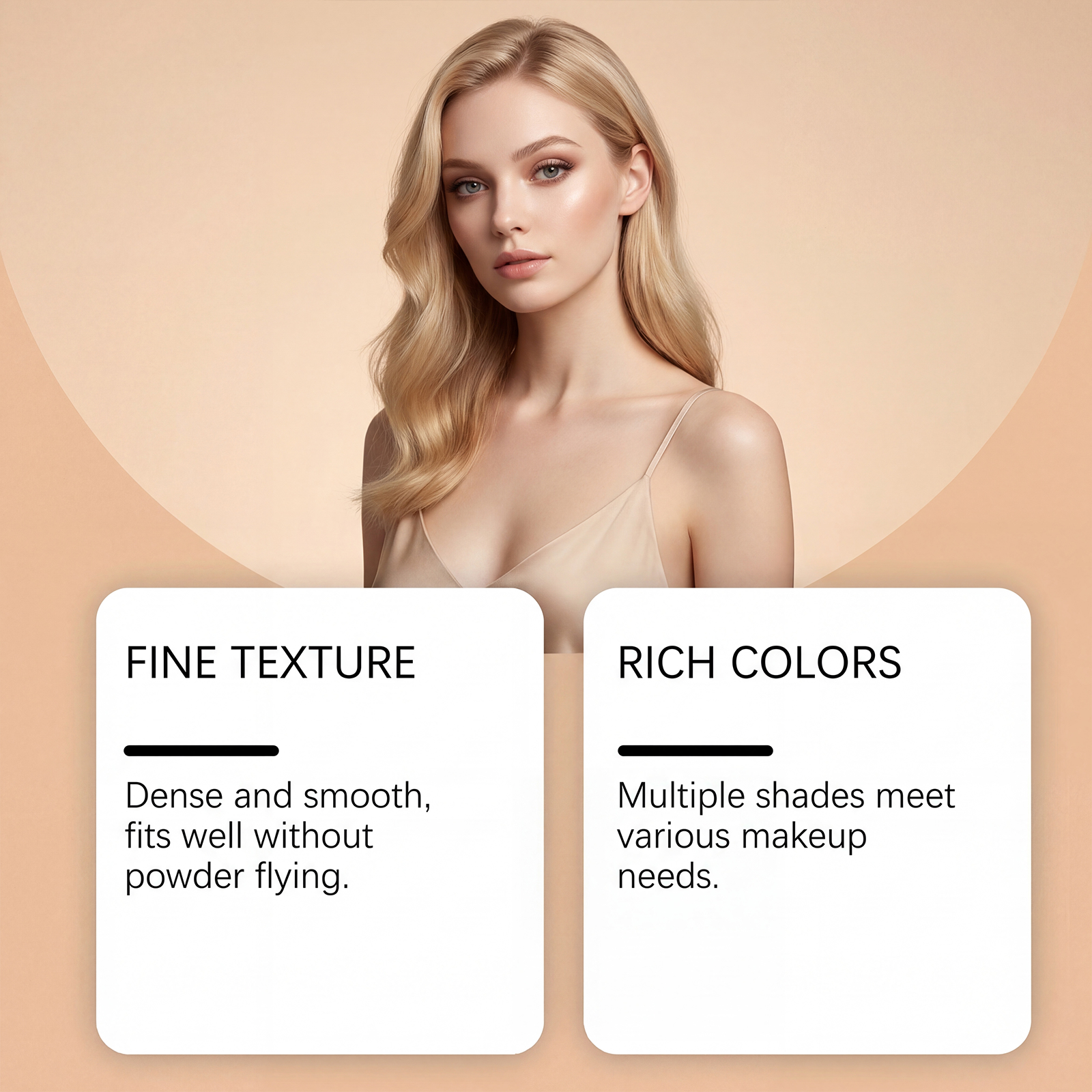Colorful Eyeshadow Palette Light Glossy Pigmented Mini Fine Powder Rich Shades Daily Office Suitable Compact Smooth Delicate Vibrant