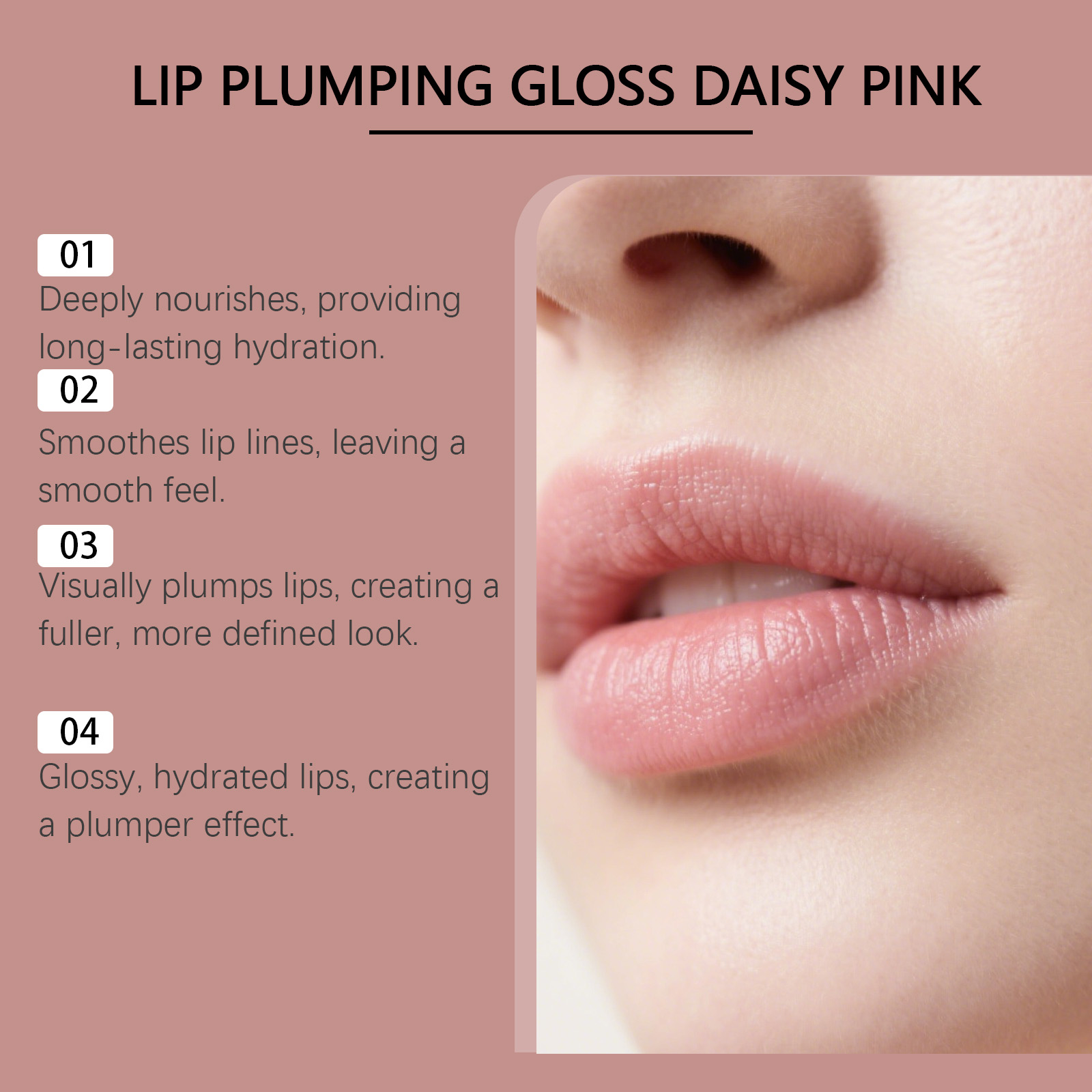 Hydrating Gloss Lip Balm Mild Nourishing Moist Plump Shiny Care For Lip Skin Daily Beauty Treatment