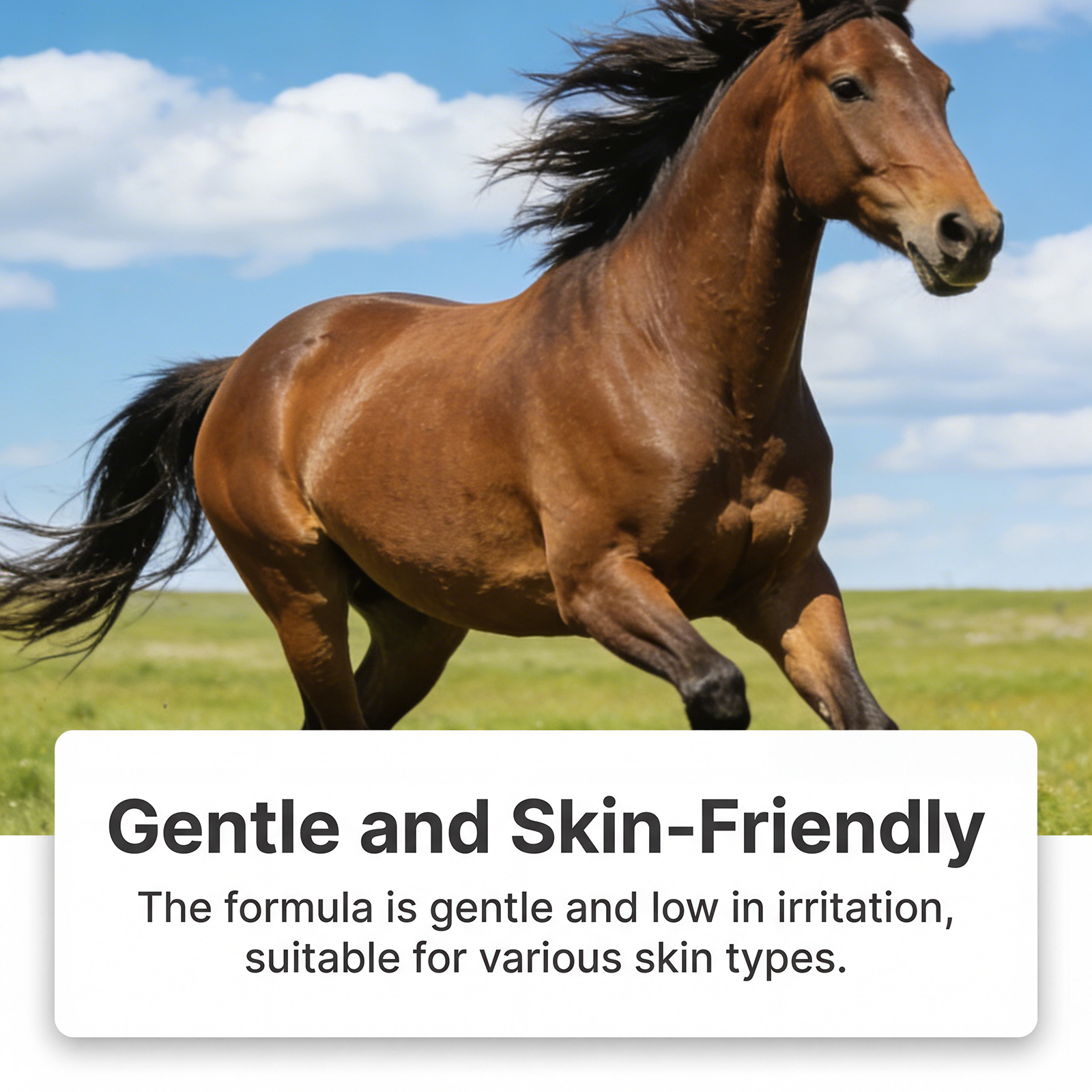 Horse Care Gel Mild Formula Moisturizing Comfortable Skin Repair For Horses After Training Stable Application