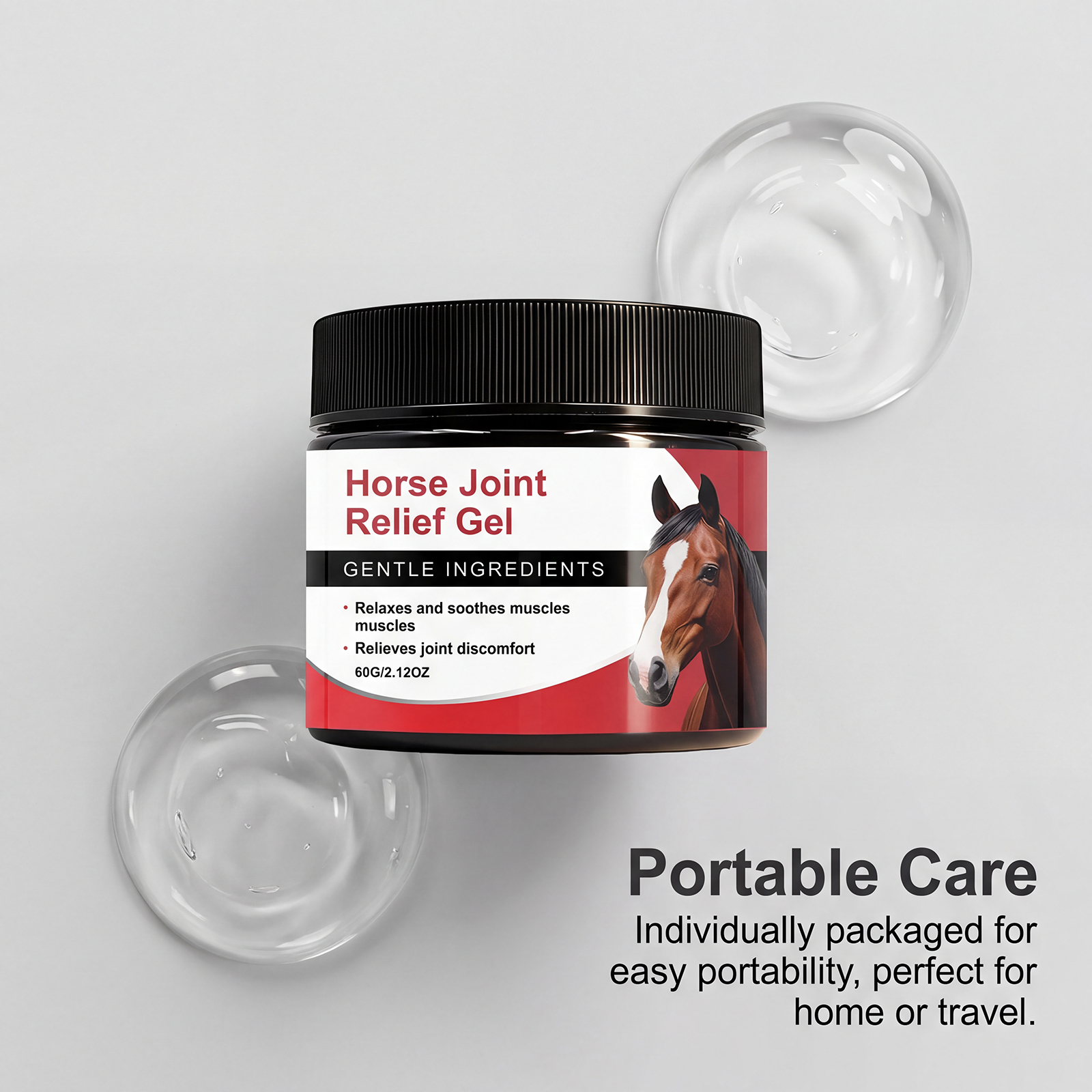 Horse Care Gel Mild Formula Moisturizing Comfortable Skin Repair For Horses After Training Stable Application