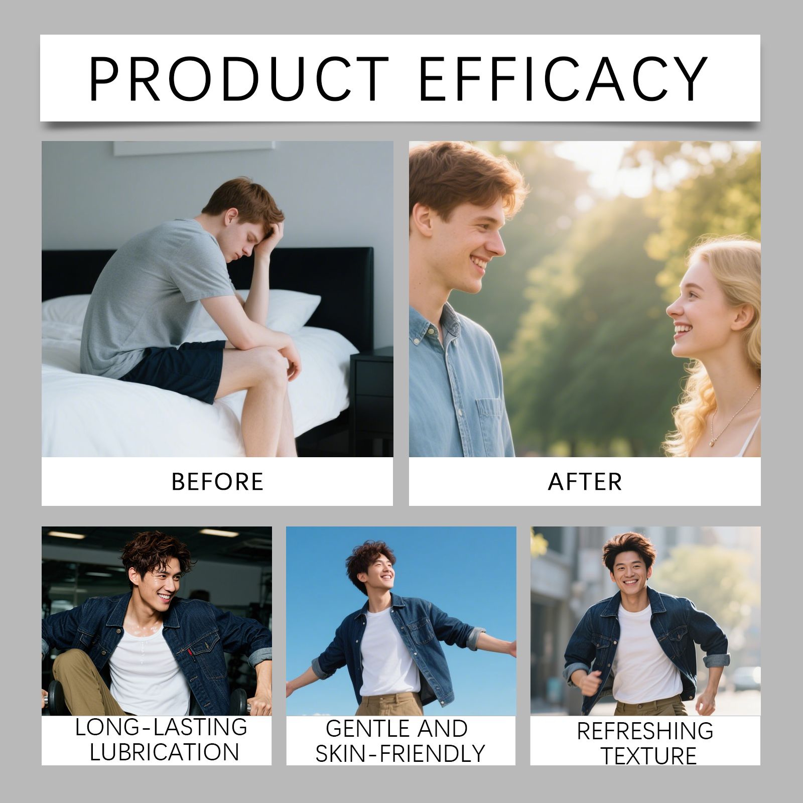 Male Care Cream Mild Formula Plant Essence Boost Skin Vitality Gentle Care Nourish Body Treatment Deep Moisturizing Natural Extract Healthy Complexion