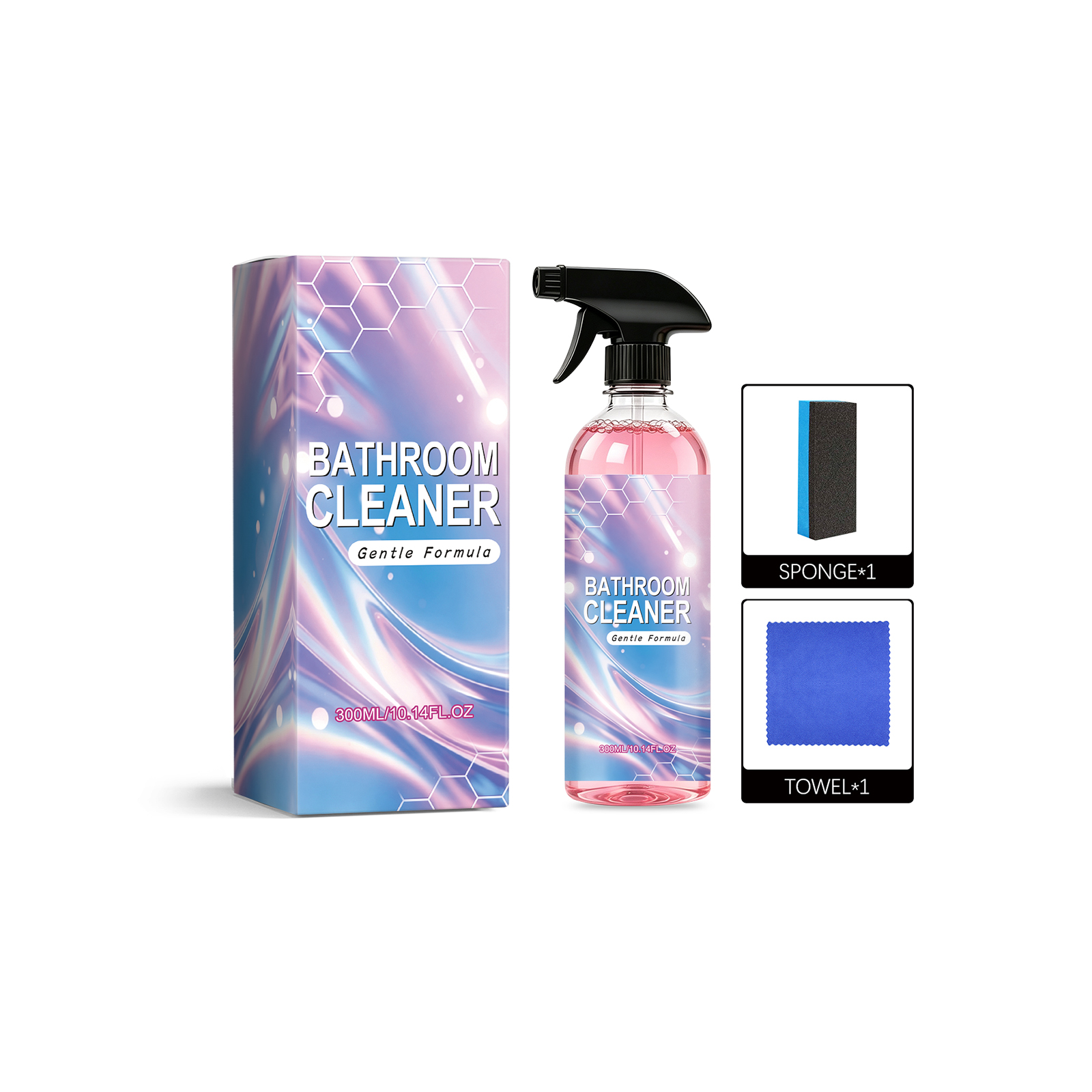 Bathroom Cleaner Fast Dissolve Grime One Spray One Wipe Instant Clean Restore Shiny Toilet Cleansing Mist