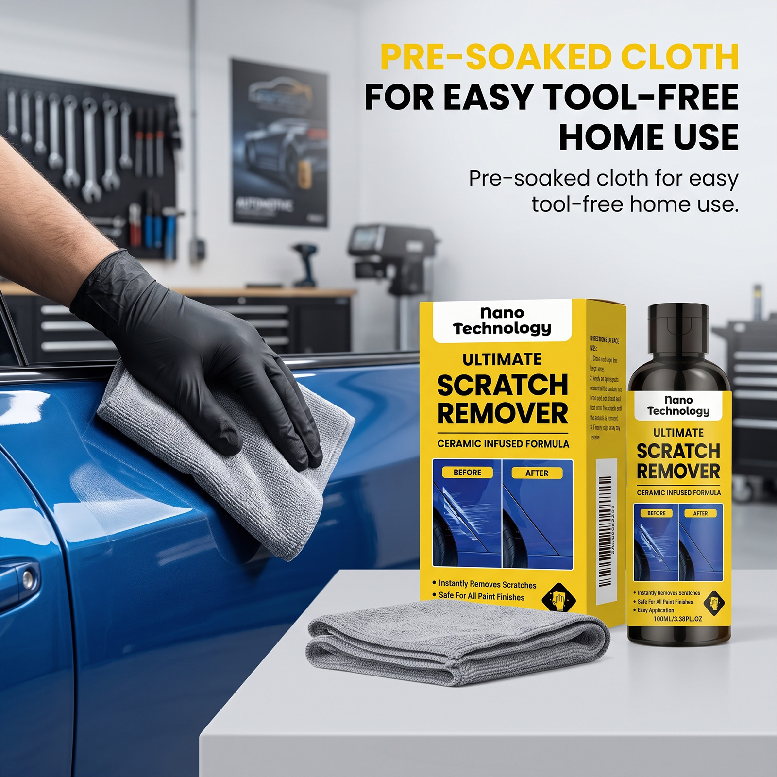 Car Scratch Repair Renew Kit Paint Gloss Daily Automobile Surface Maintenance Vehicle Coating Restoration