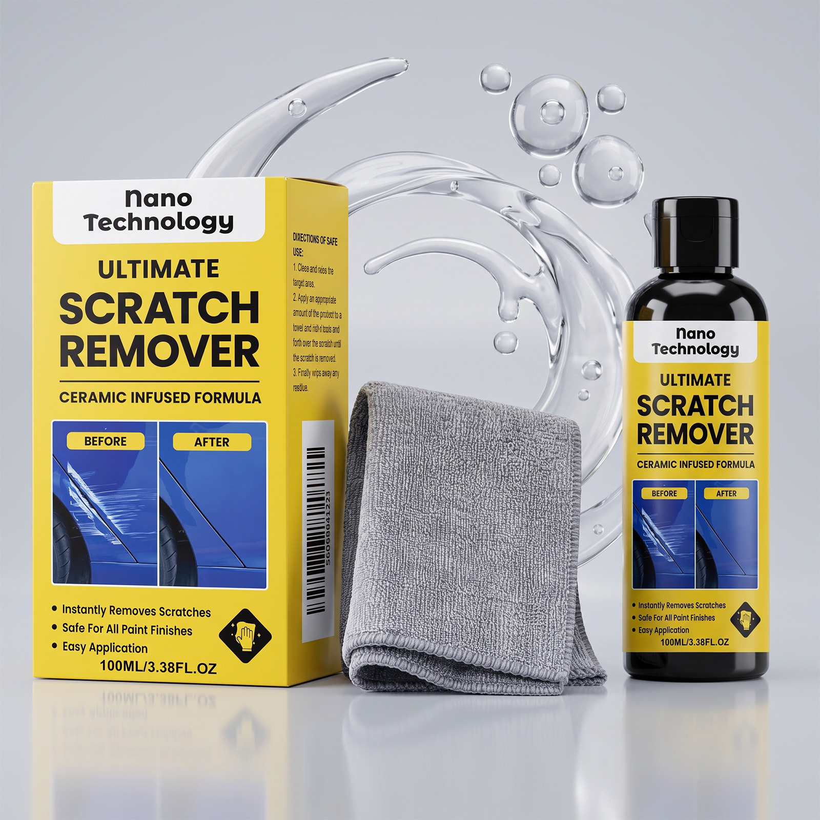Car Scratch Repair Renew Kit Paint Gloss Daily Automobile Surface Maintenance Vehicle Coating Restoration