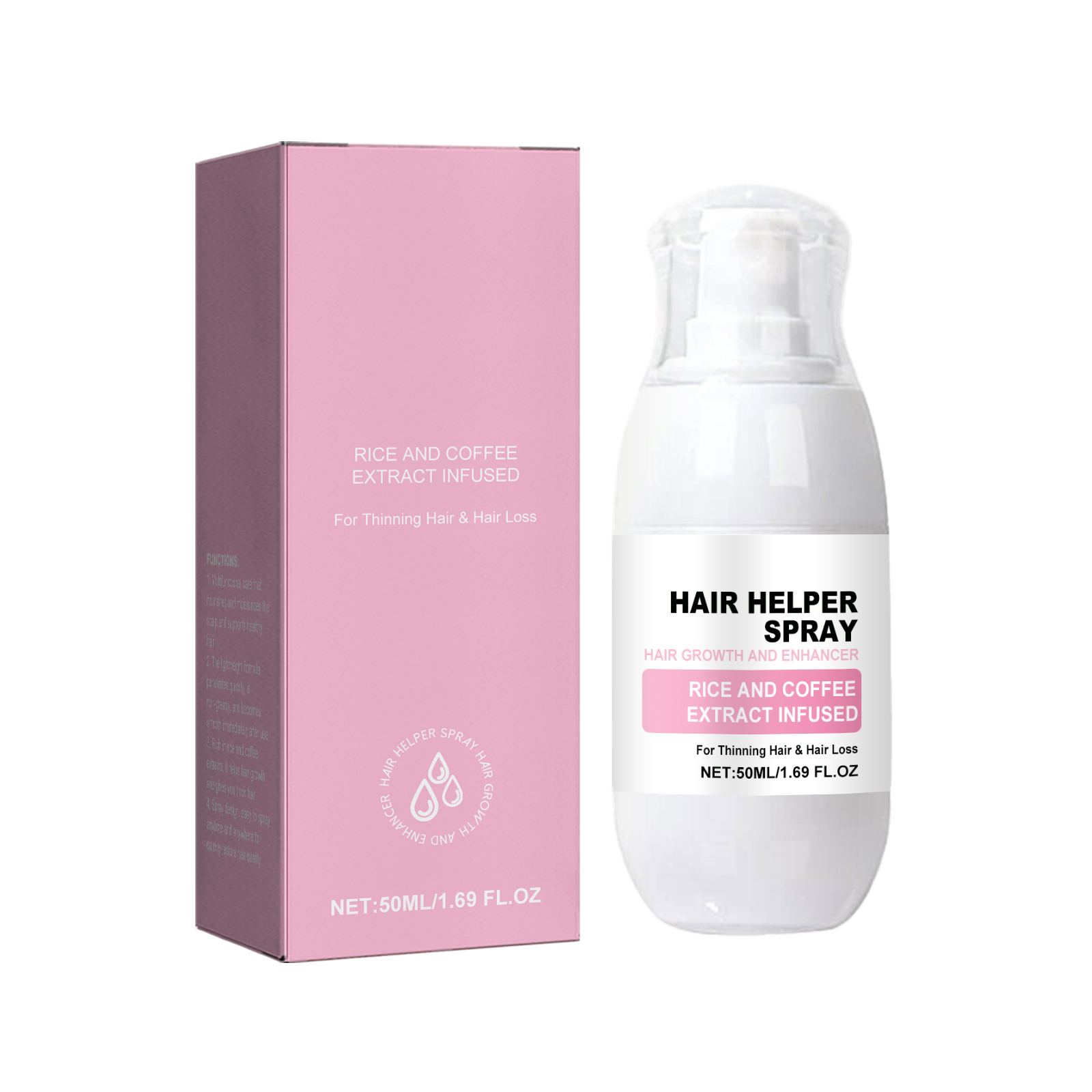 Nutrition Hair Care Spray Mild Nourish Moisturize Smooth Glossy Dry Frizzy Hair