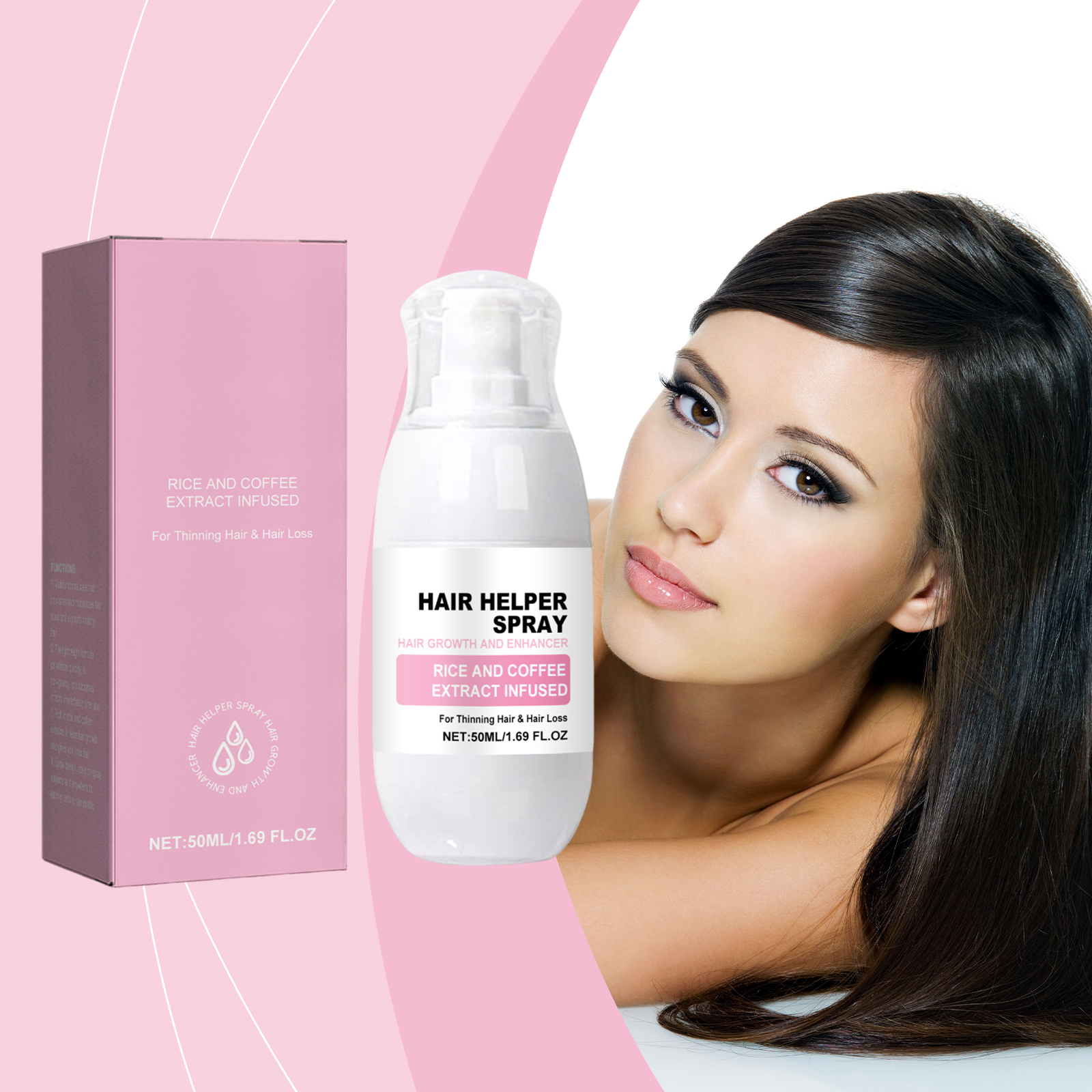 Nutrition Hair Care Spray Mild Nourish Moisturize Smooth Glossy Dry Frizzy Hair