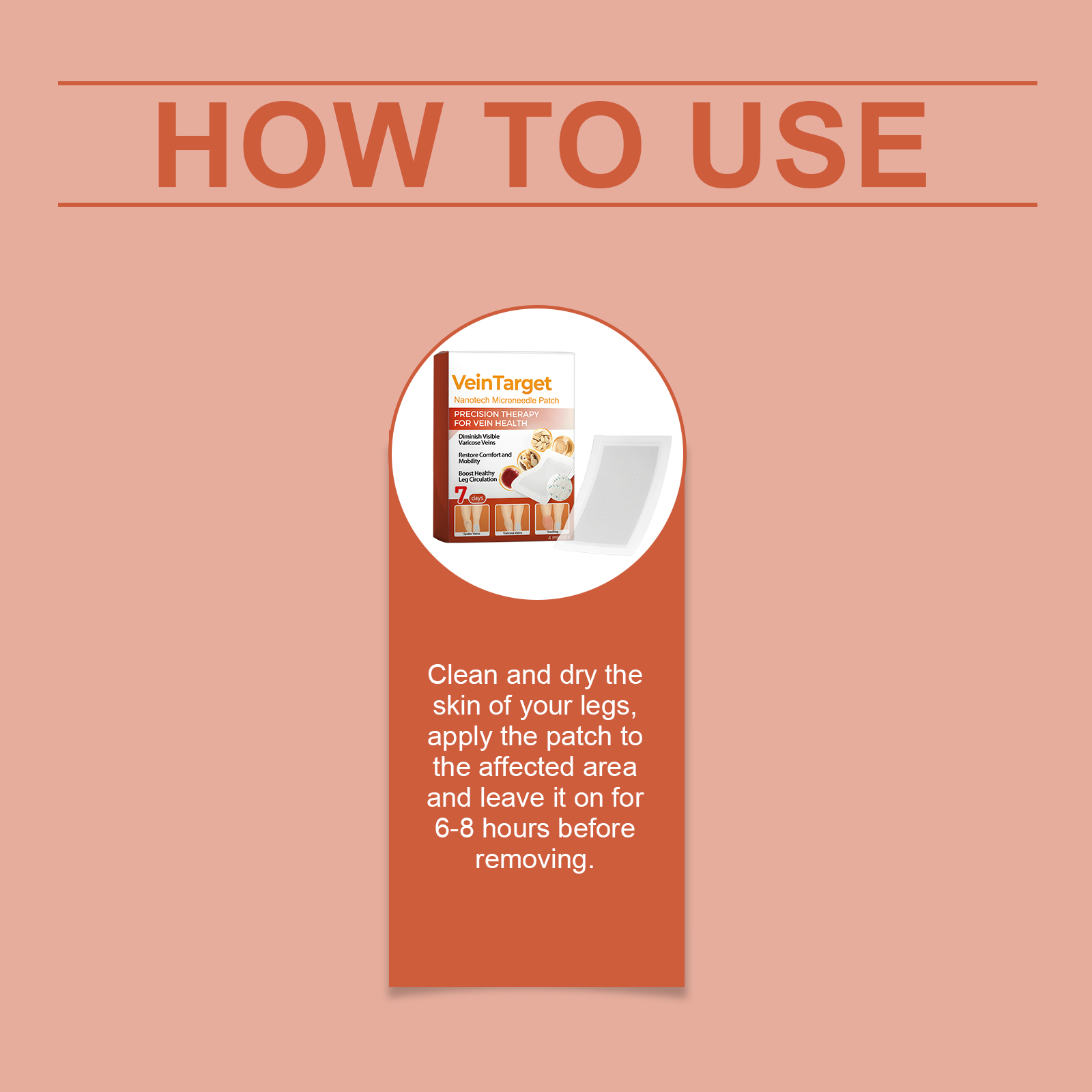 Leg Care Patch Mild Ingredients Refreshing Texture Soft Skin Friendly Portable Daily Leg Protection Care
