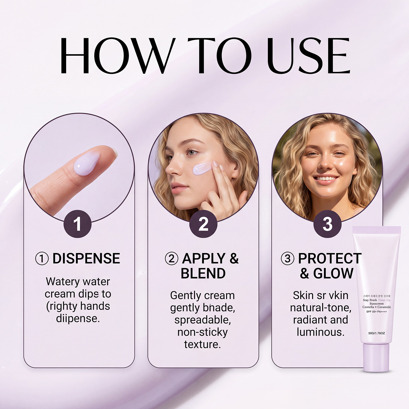 Brightening Protective Cream Hydrated Delicate Fresh Light Texture Daily Summer Outdoor Skin Care Barrier