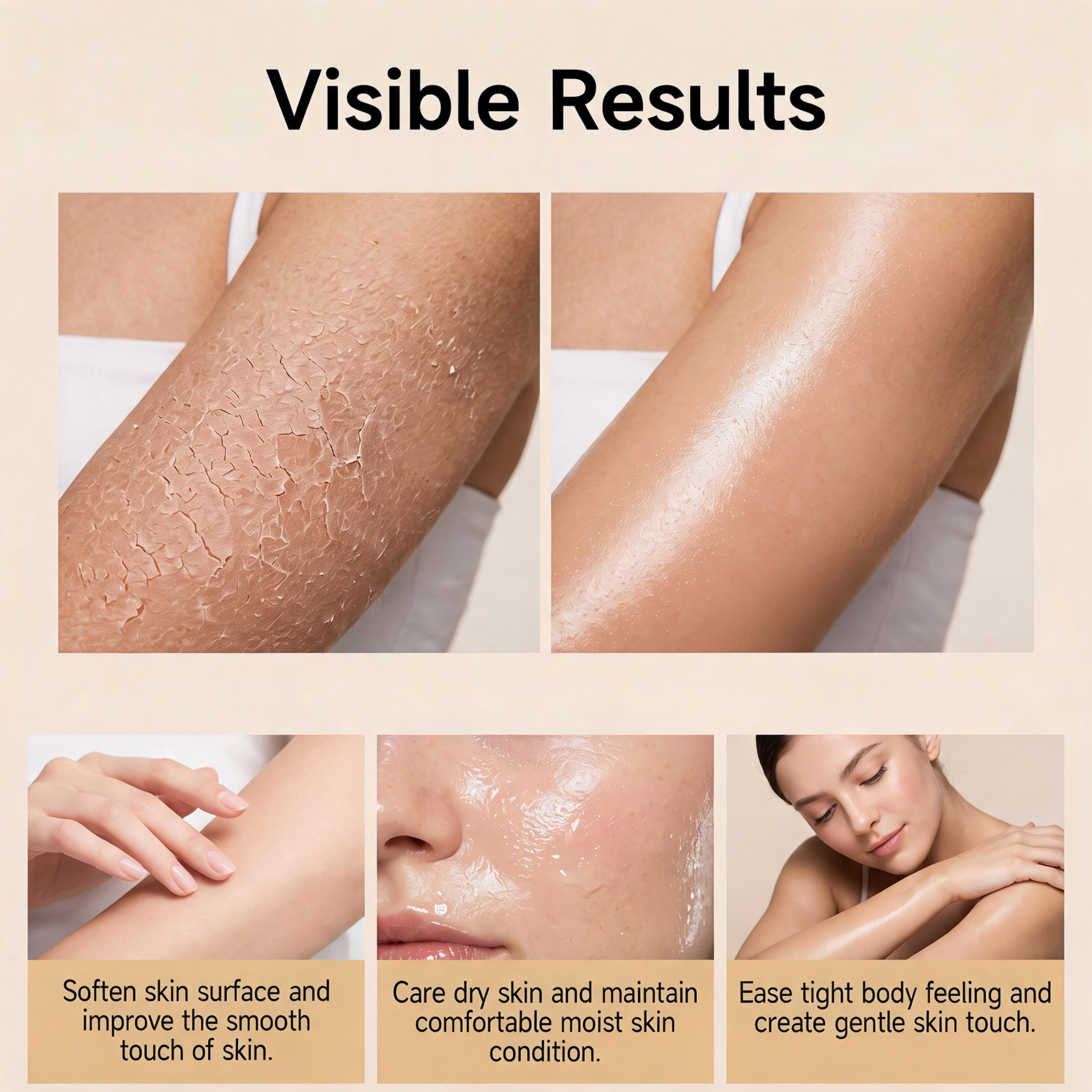 Bee Venom Care Cream Mild Moisturizing Protect Skin Delicate Smooth Glossy Refreshing Daily Smearing Lotion