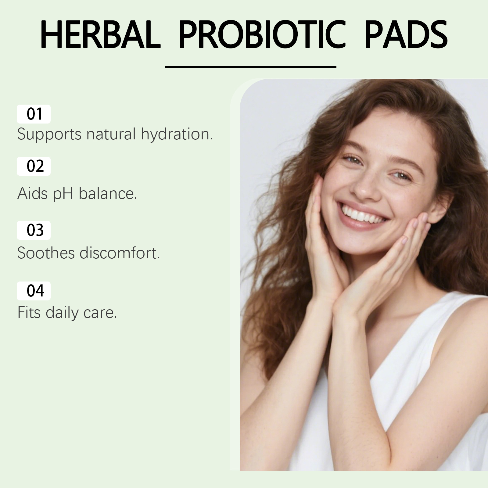 Feminine Care Pads Mild Formula Fragrant Fresh Daily Cleansing Intimate Comfort Women Care Patches