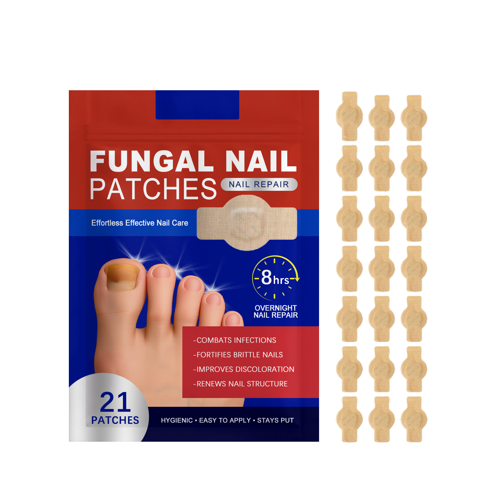 Nail Care Patch Gently Soften Damaged Nail Cuticle Moisturize Soft Maintain Nail Care