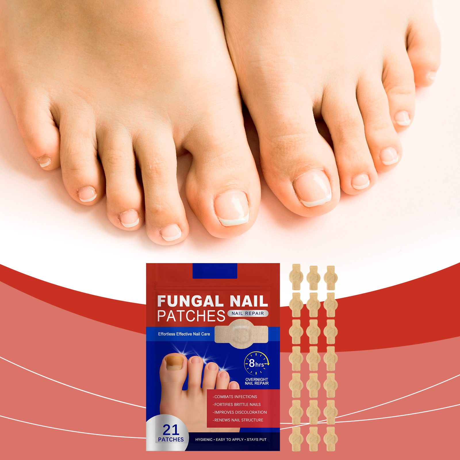 Nail Care Patch Gently Soften Damaged Nail Cuticle Moisturize Soft Maintain Nail Care