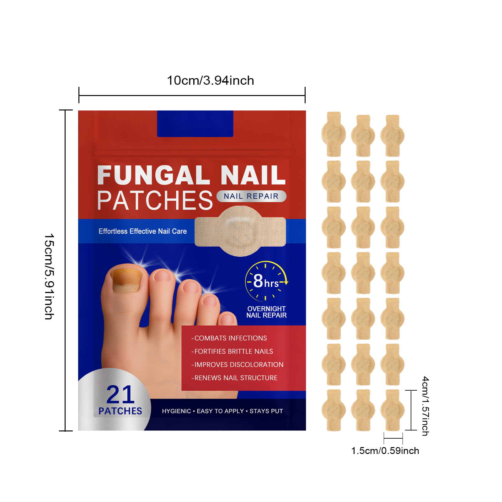 Nail Care Patch Gently Soften Damaged Nail Cuticle Moisturize Soft Maintain Nail Care