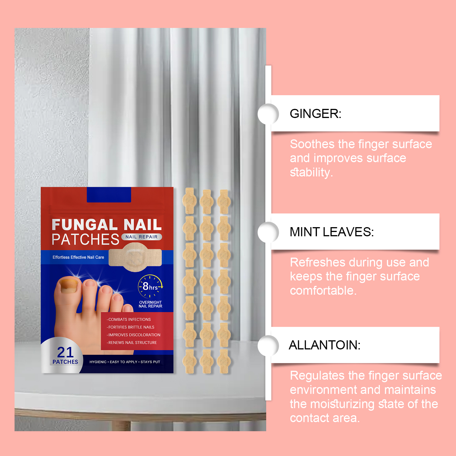 Nail Care Patch Gently Soften Damaged Nail Cuticle Moisturize Soft Maintain Nail Care