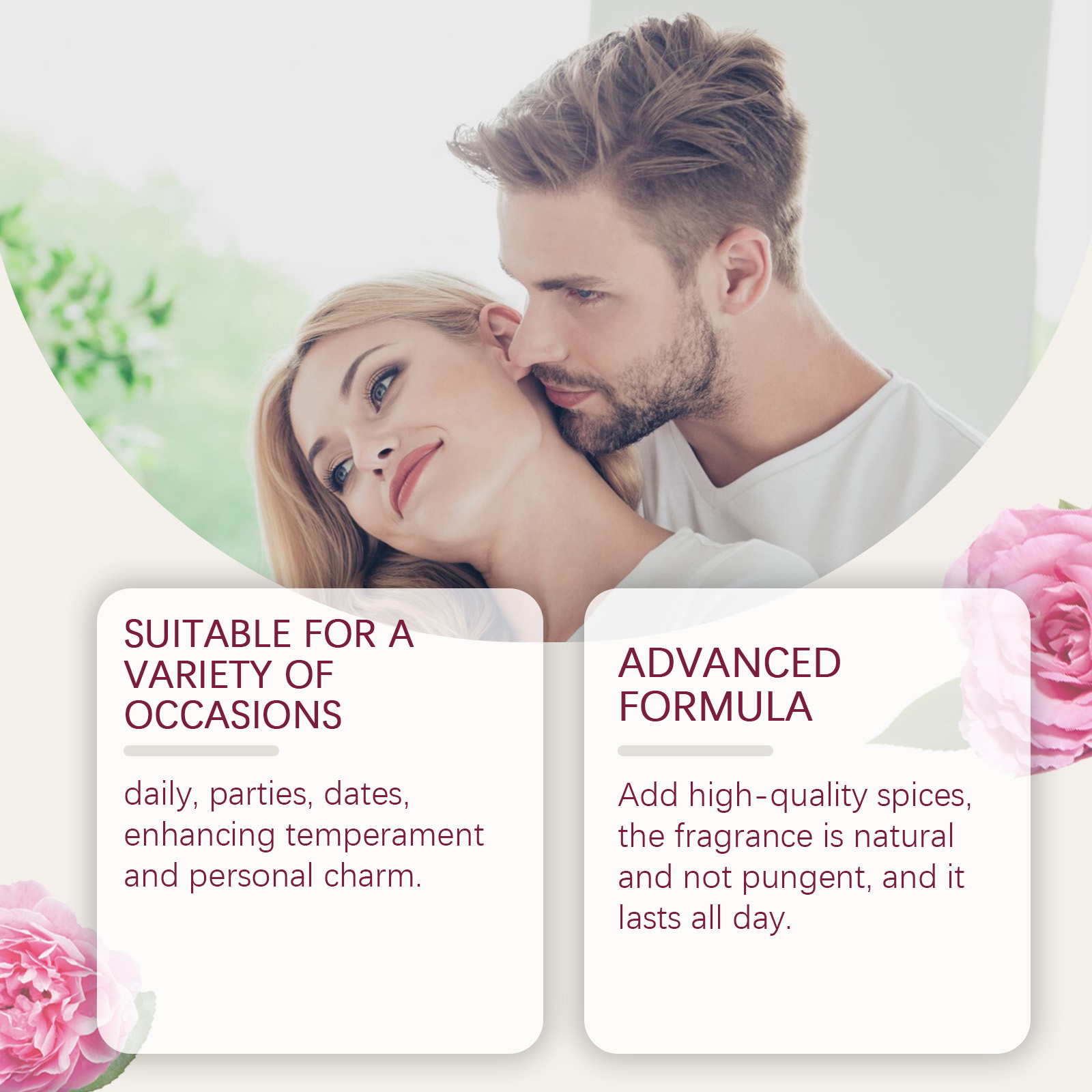 Eau De Cologne Natural Long Lasting Light Fresh For Wrist Behind Ear Daily Niche Couple Dating Perfume