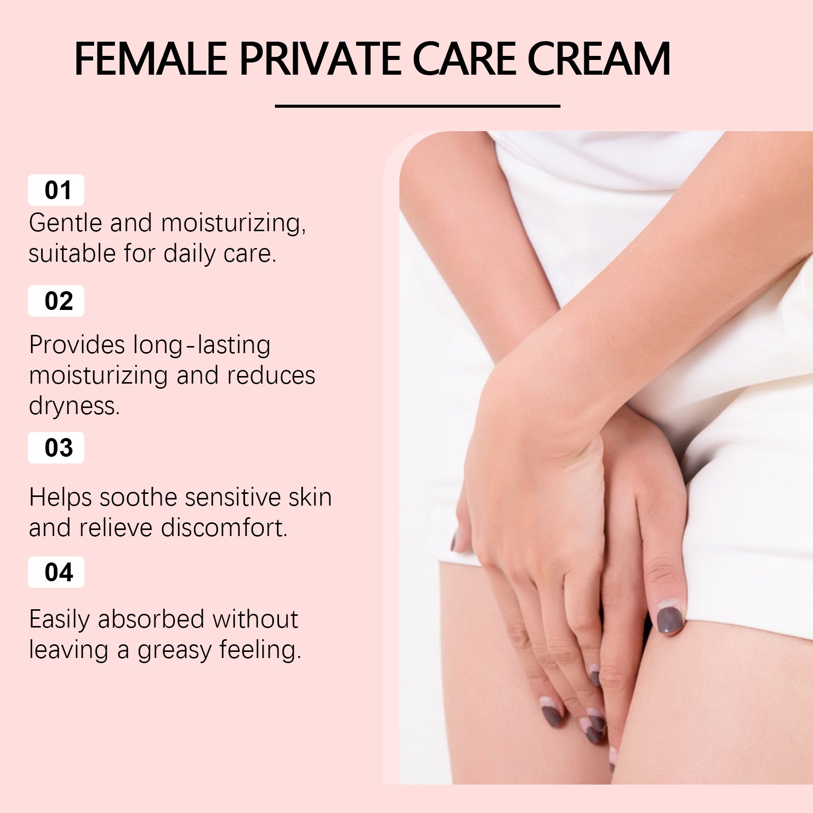 Ladies Care Cream Gentle Care Relieve Dryness Soften Skin Daily Moisturizing Nourishing Face Body Lotion