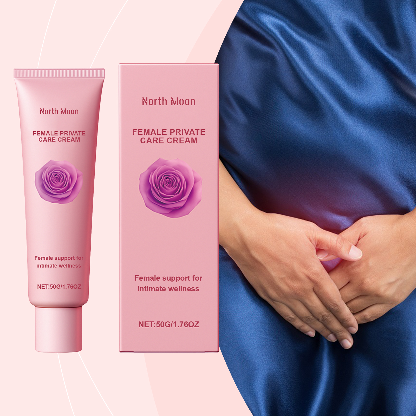 Ladies Care Cream Gentle Care Relieve Dryness Soften Skin Daily Moisturizing Nourishing Face Body Lotion
