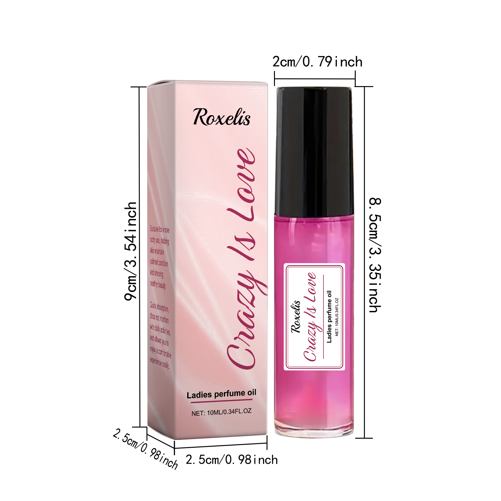 Women Roll On Perfume Unique Fragrance Charming Scent Light Long Lasting Sweet Gentle Romantic Aroma