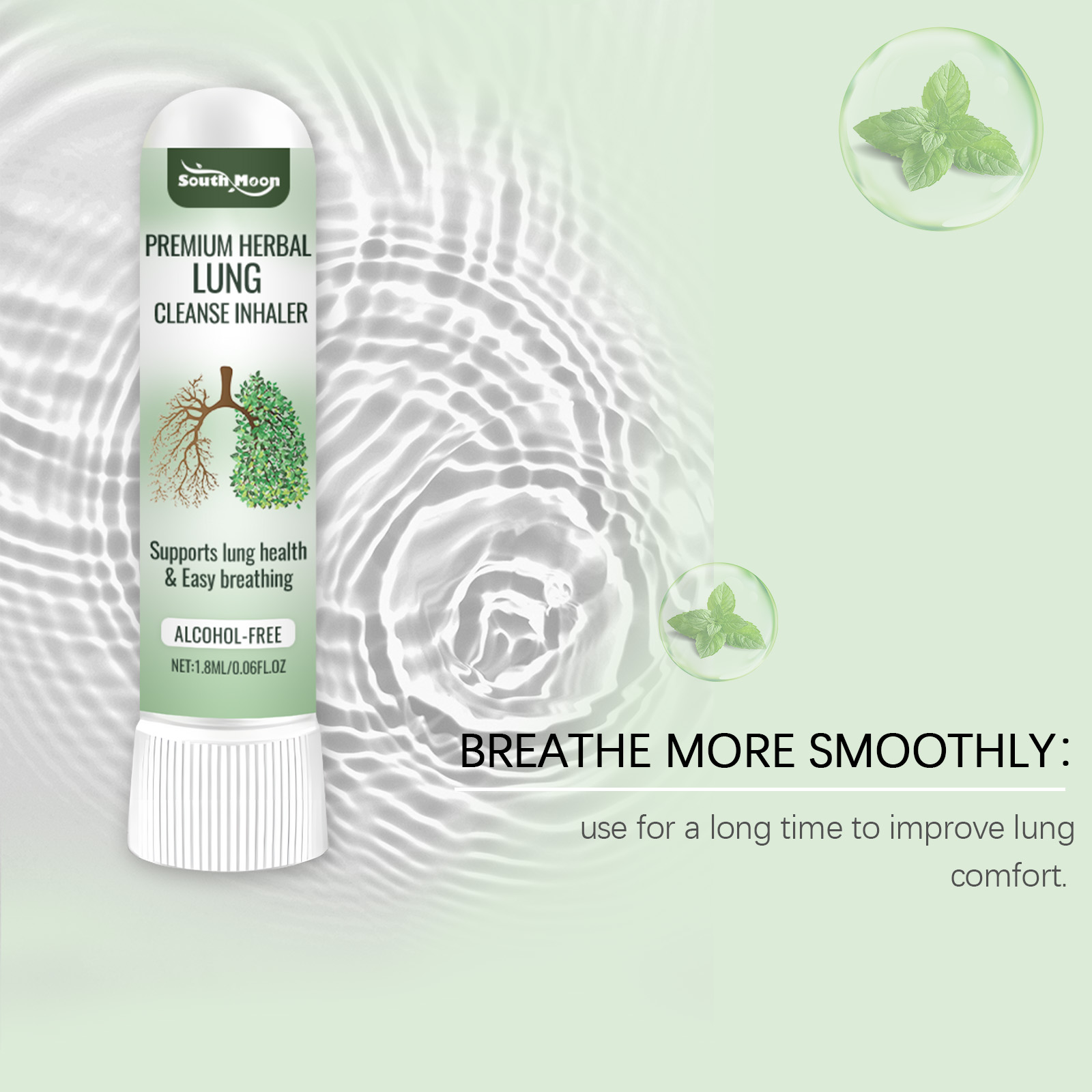 Herbal Body Care Nasal Inhaler Relieve Discomfort Gentle Care Fresh Smooth Nasal Device
