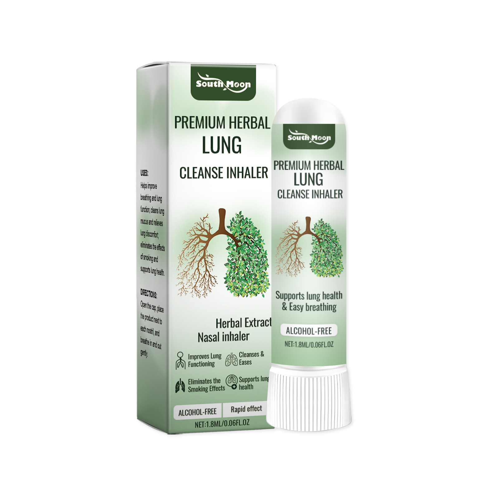 Herbal Body Care Nasal Inhaler Relieve Discomfort Gentle Care Fresh Smooth Nasal Device
