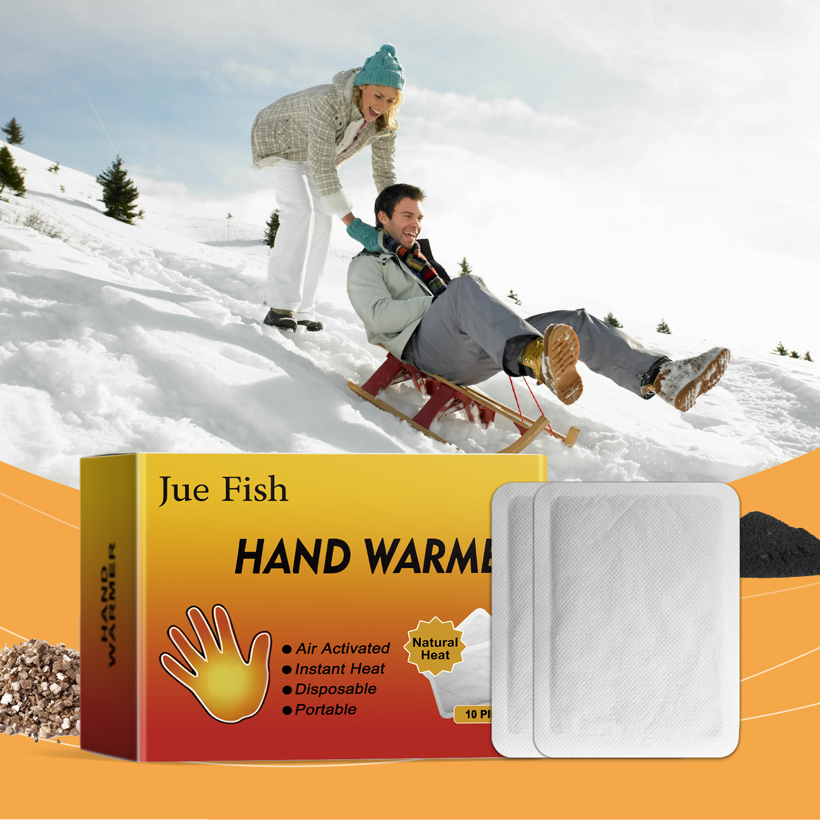 Hand Warmer Winter Coldproof Warm Outdoor Disposable Portable Convenient Body Heat Warm Patch