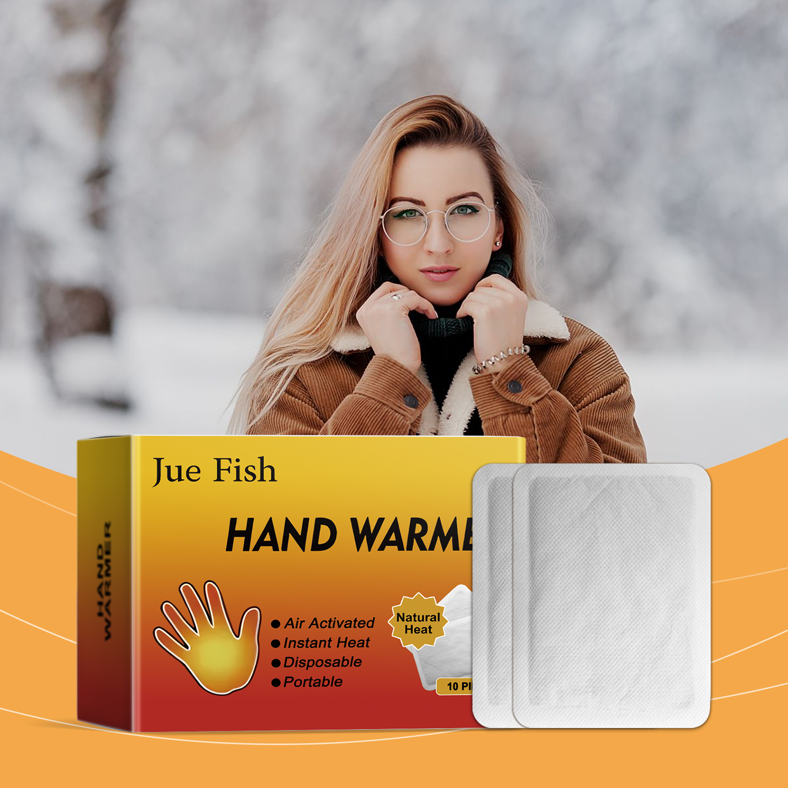 Hand Warmer Winter Coldproof Warm Outdoor Disposable Portable Convenient Body Heat Warm Patch