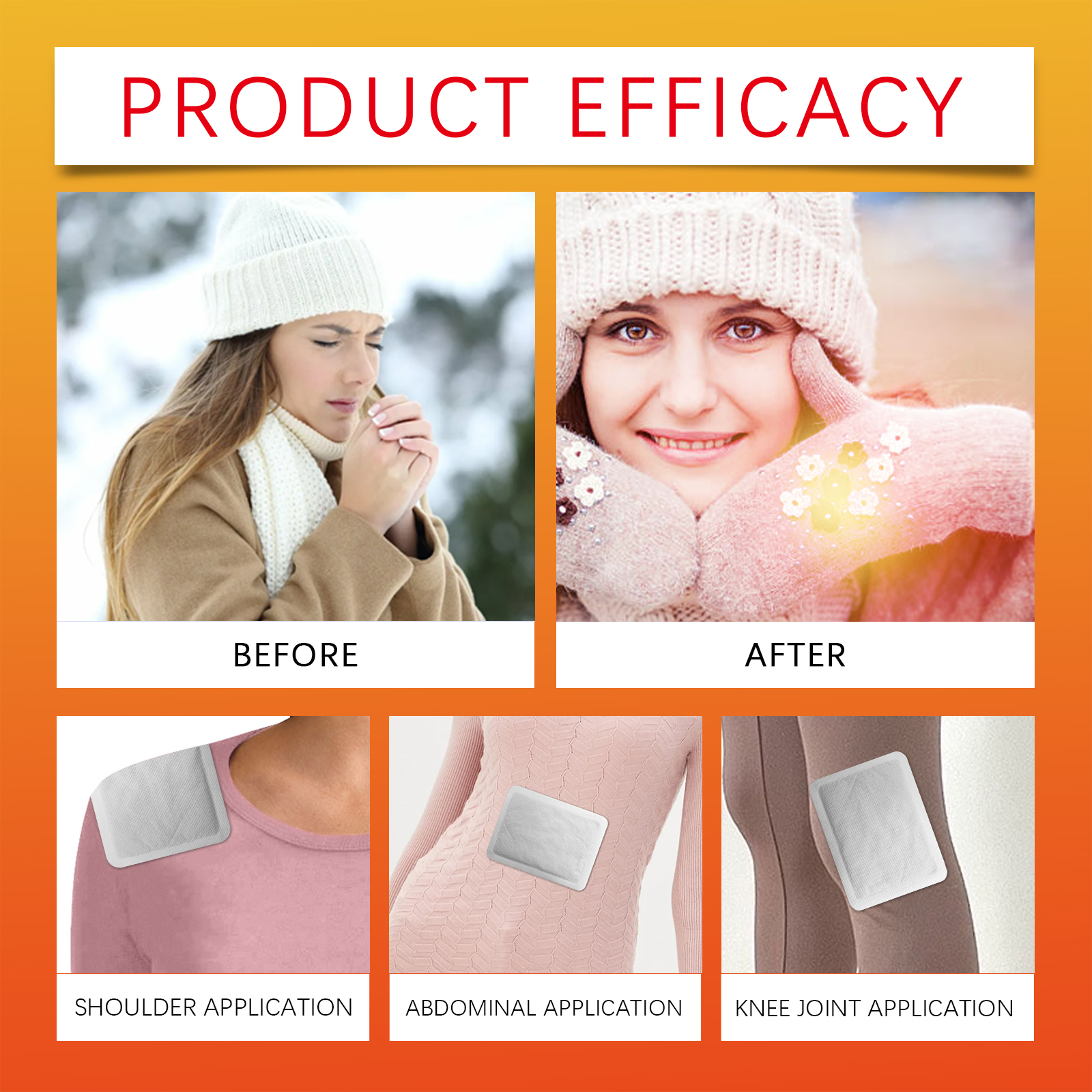 Hand Warmer Winter Coldproof Warm Outdoor Disposable Portable Convenient Body Heat Warm Patch