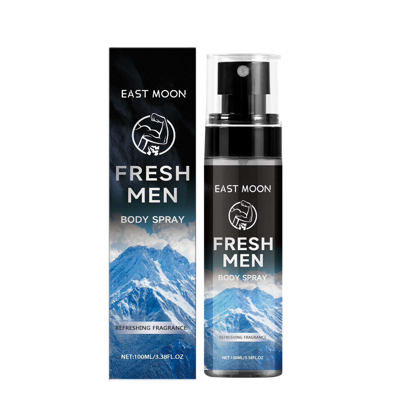 Men Body Spray Body Moisturizing Long Lasting Fragrance Portable Elegant Charm Fresh Mist