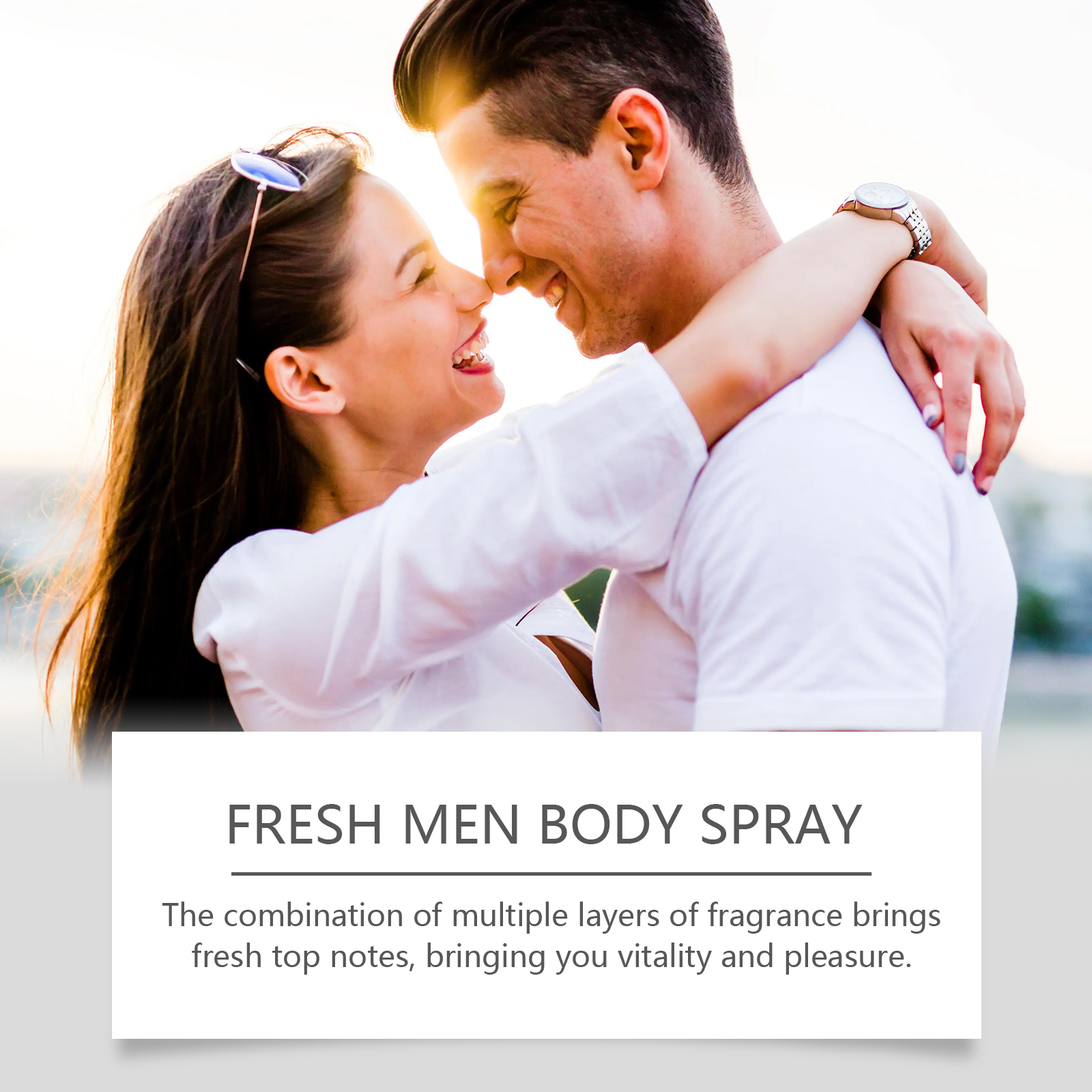 Men Body Spray Body Moisturizing Long Lasting Fragrance Portable Elegant Charm Fresh Mist