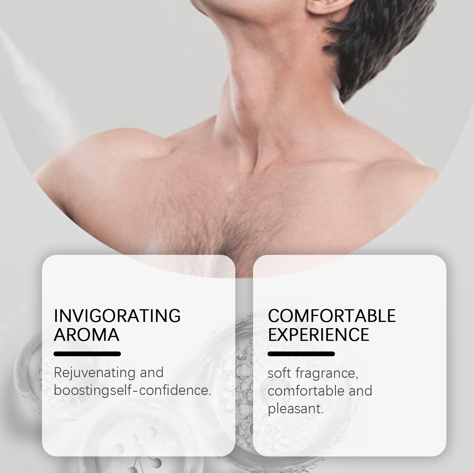 Men Body Spray Body Moisturizing Long Lasting Fragrance Portable Elegant Charm Fresh Mist