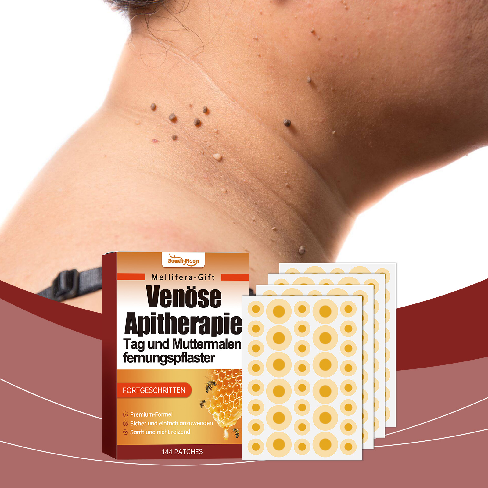 Bee Venom Skin Care Patch Mild Ingredient Collagen Daily Repair Skin Care Treatment