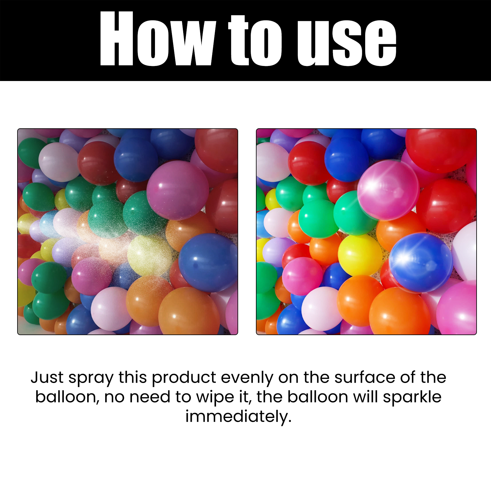 Balloon Shine Spray Polishing Gloss Enhancer For Lasting Shine Party Balloon Decoration Brightening Mist