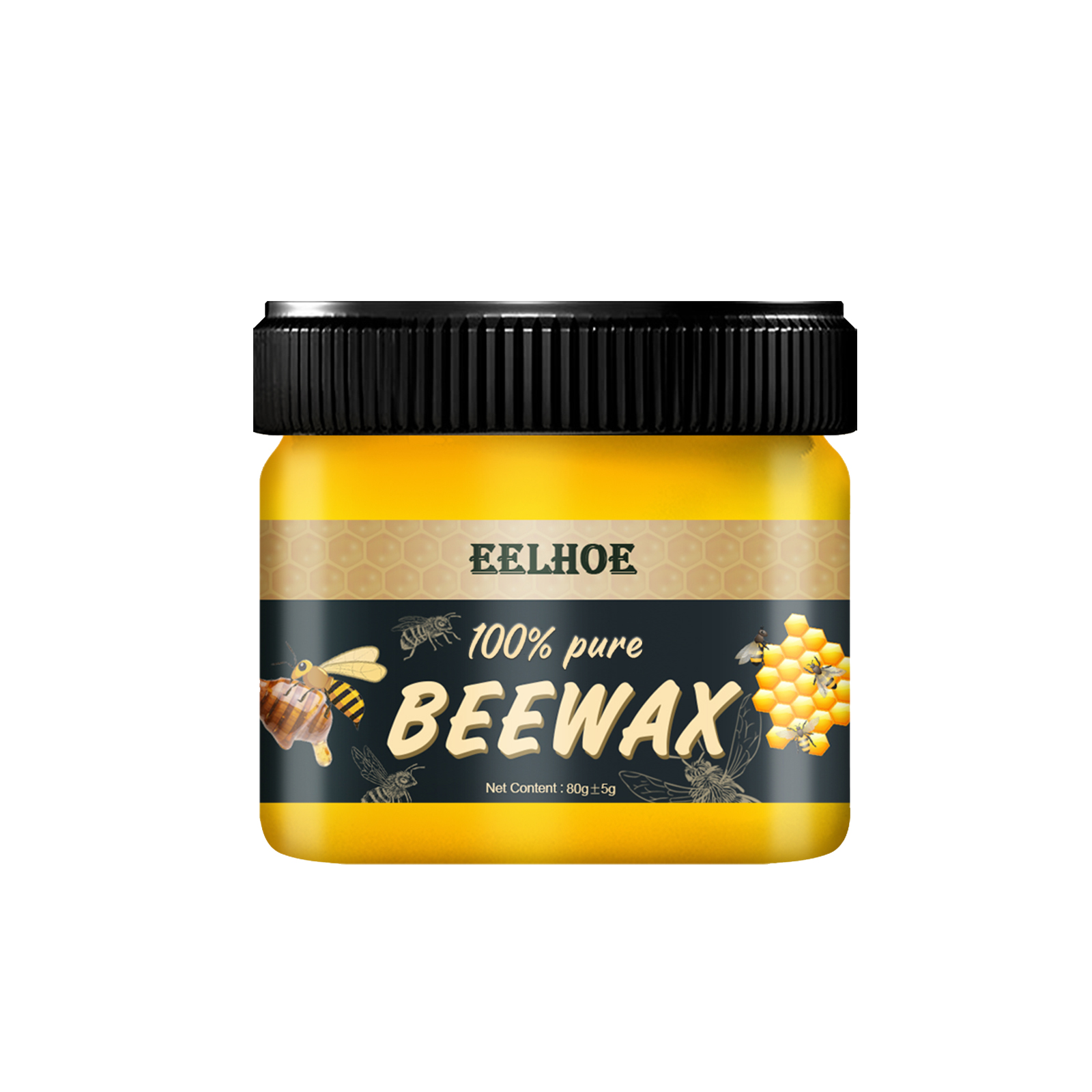 Natural Beeswax Furniture Polish Wood Floor Care Waterproof Wear Resistant Scratch Concealer For Home Maintenance 1 PCS